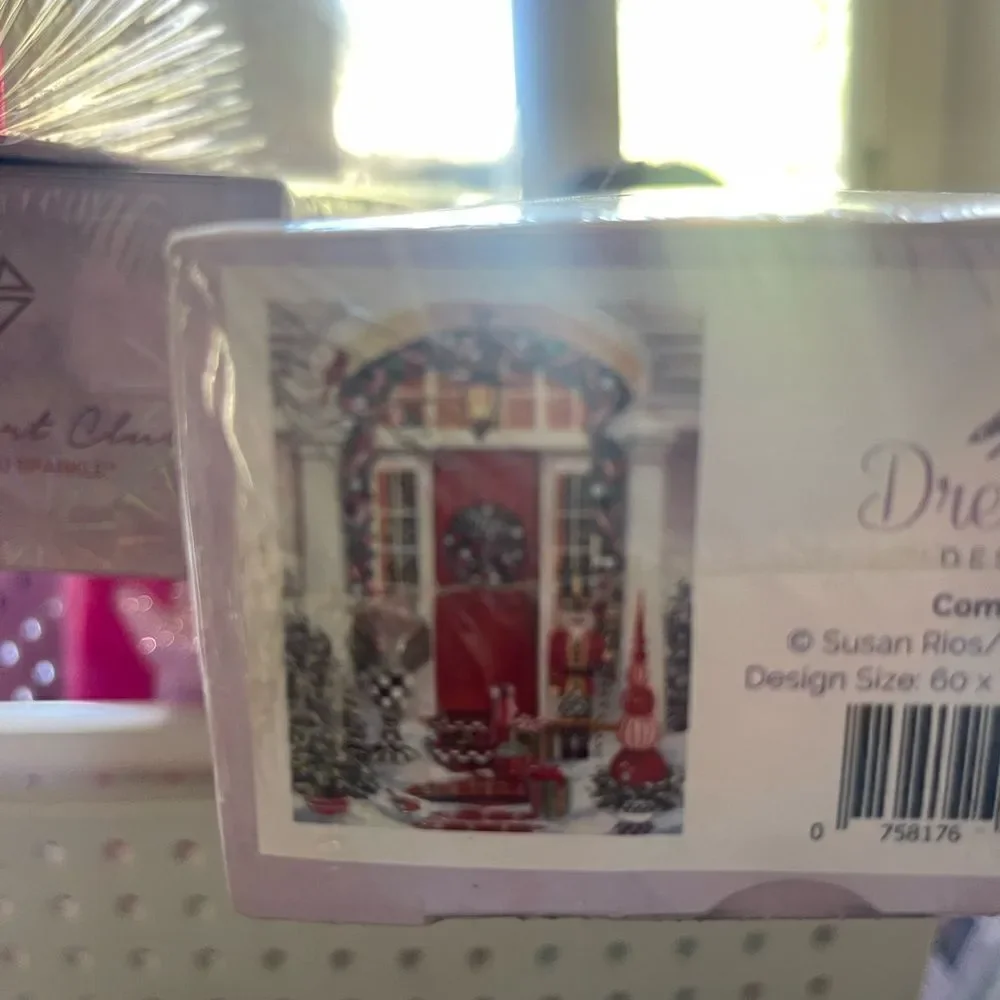 Come on In - red holiday door diamond painting kit!